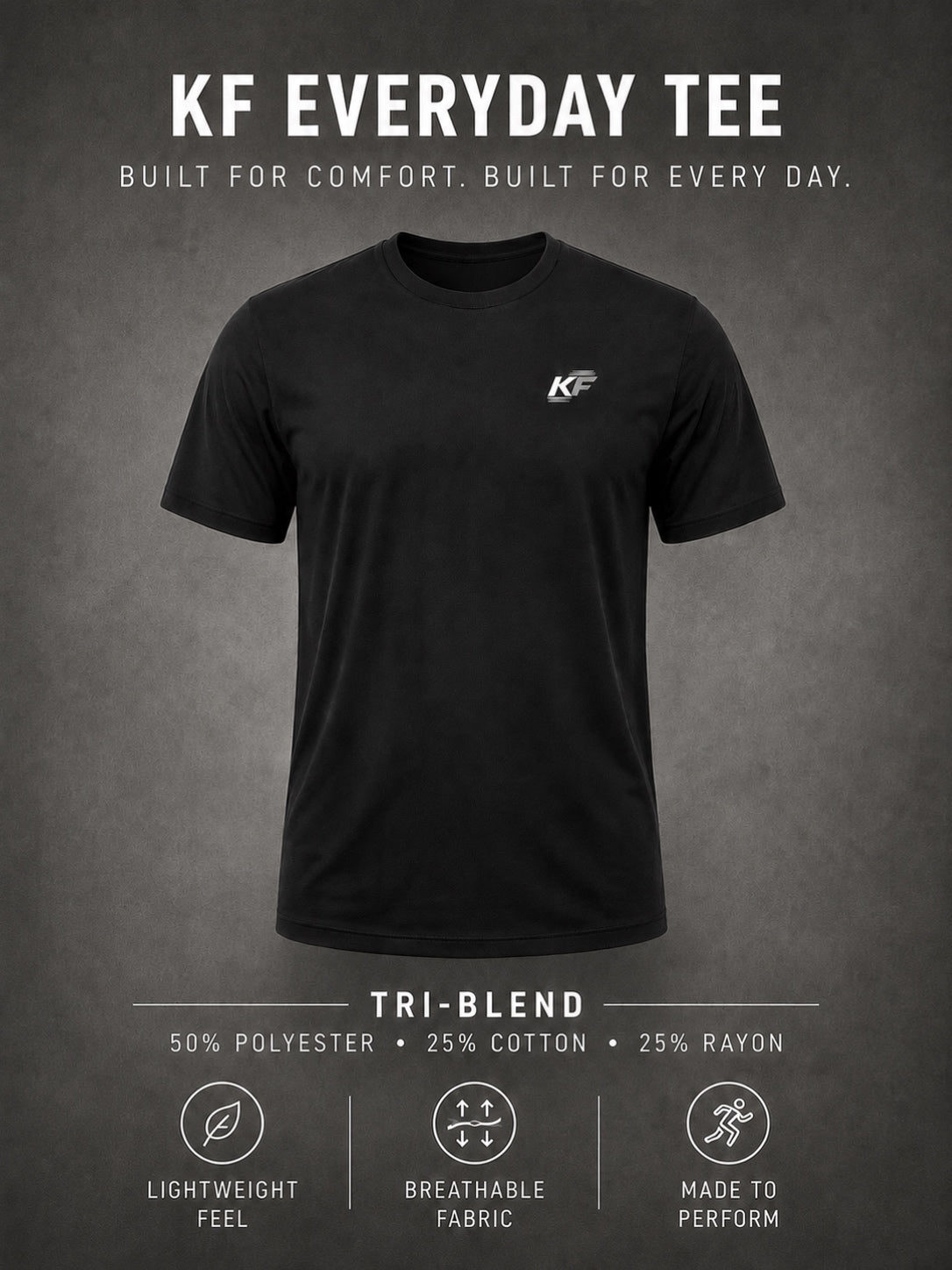 Men's Everyday Tee | KLFYT Athletic Apparel