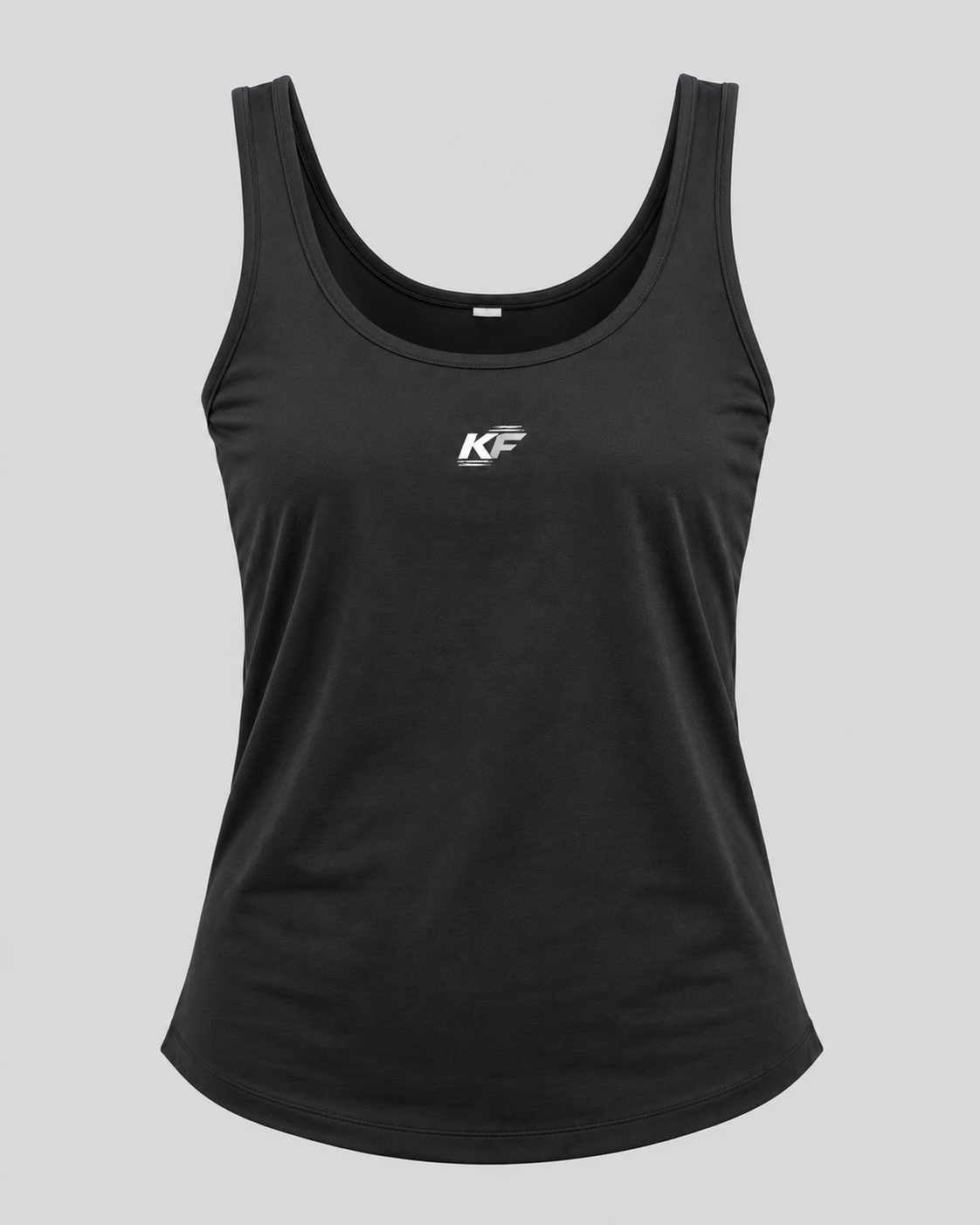 KLFYT Women's Casual Tank black tri-blend athletic tank for pickleball and everyday wear